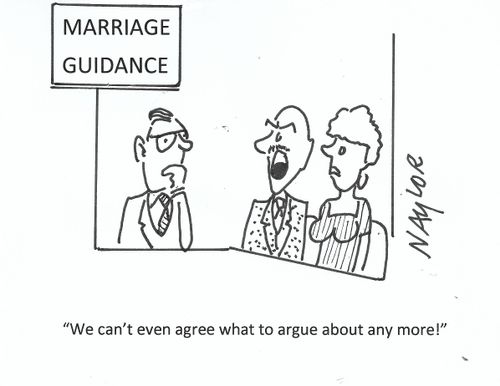 "We can't even agree what to argue about any more!"