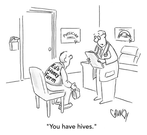 "You have hives."