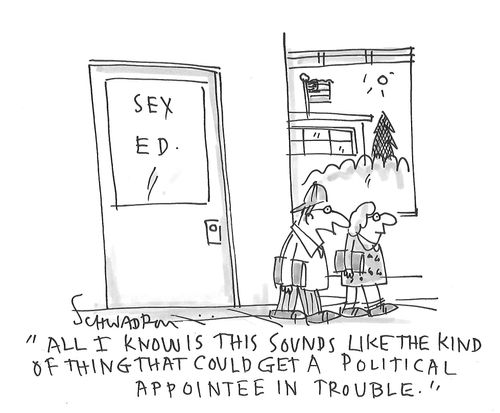 "All I know is this sounds like the kind of thing that could get a political appointee in trouble."