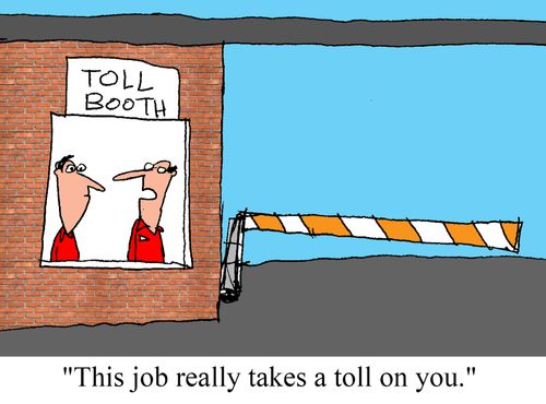 "This job really takes a toll on you."