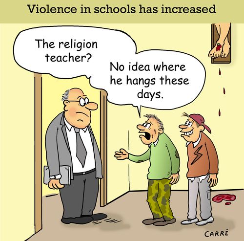 Violence in schools has increased