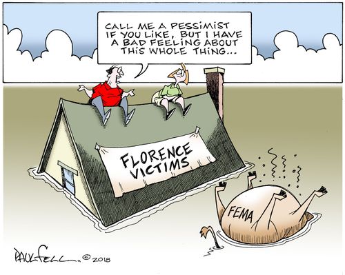 "Call me a pessimist if you like, but i have a bad feeling about this whole thing..."