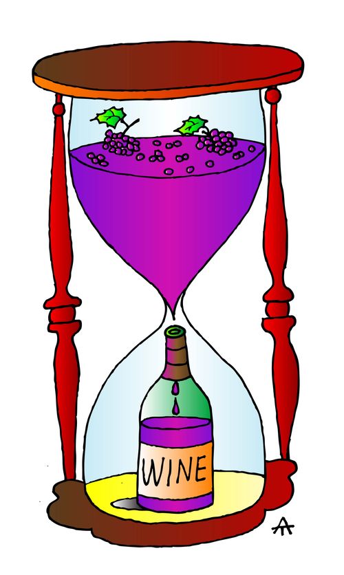 Wine Hourglass