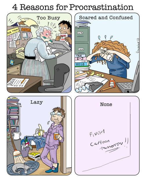 4 Reasons for Procrastination