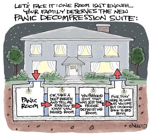 Let's Face It: One room isn't enough. . . Your family deserves the new Panic Decompression Suite!