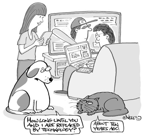 "How long until you and I are replaced by technology?"