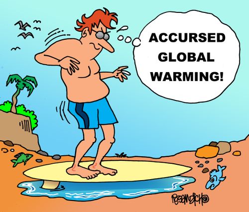 "Accursed global warming!"