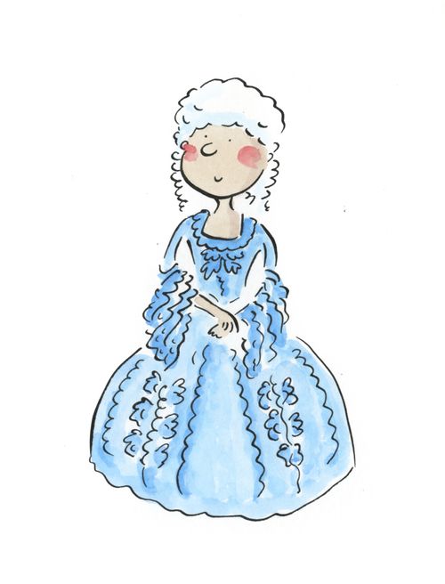 Blue dress