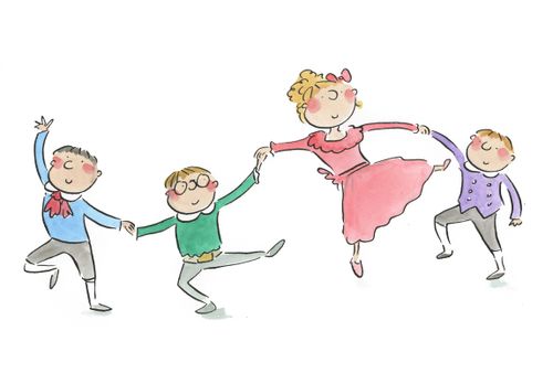 Children dancing