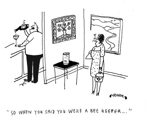 "So when you said you were a bee keeper..."