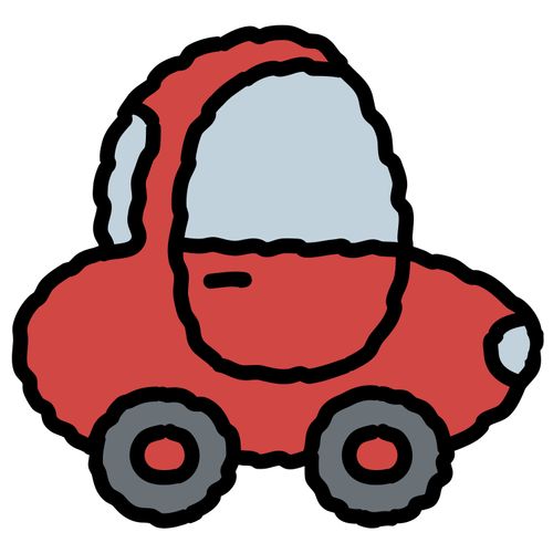 Red car