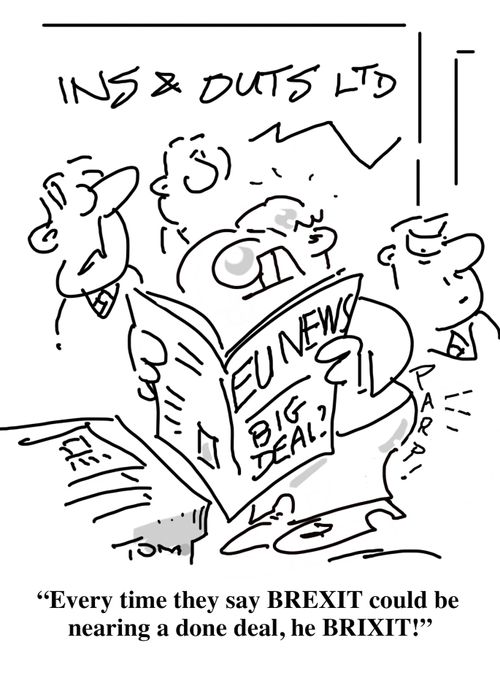 "Every time they say Brexit could be nearing a done deal, he Brixit!"