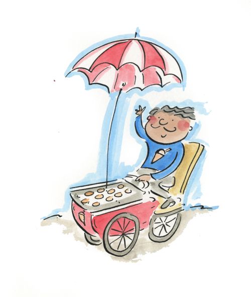 Ice cream seller