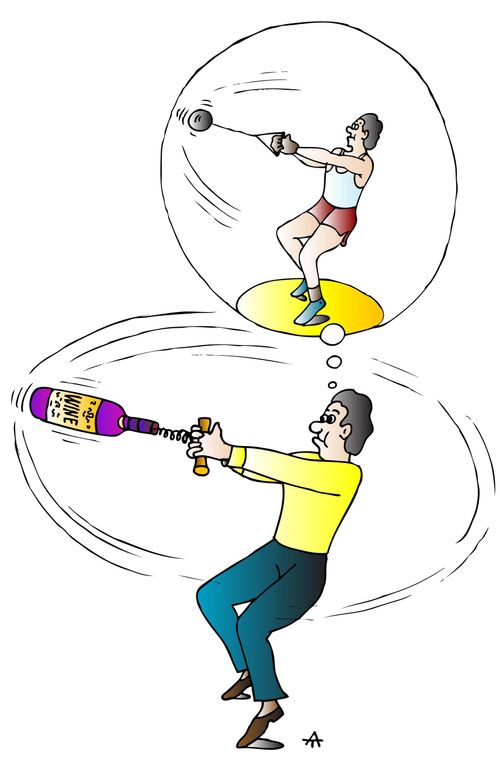 Wine Shotput