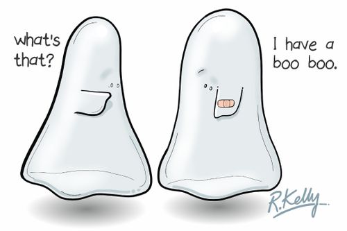 "I have a boo boo."