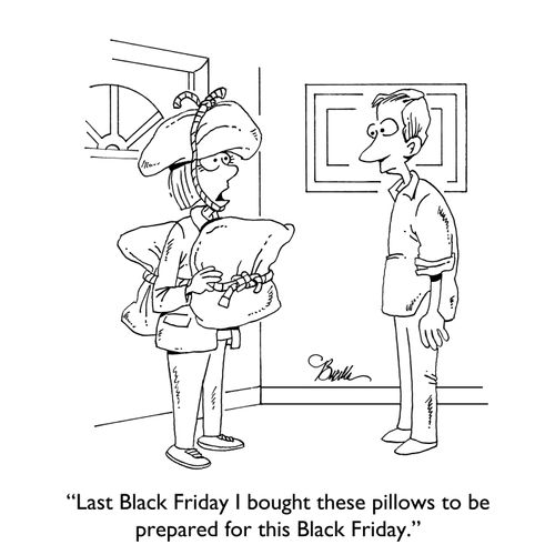 "Last Black Friday I bought these pillows to be prepared for this Black Friday."
