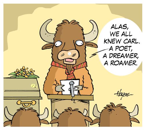 "Alas,we all knew Carl. A poet, a dreamer, a roamer."