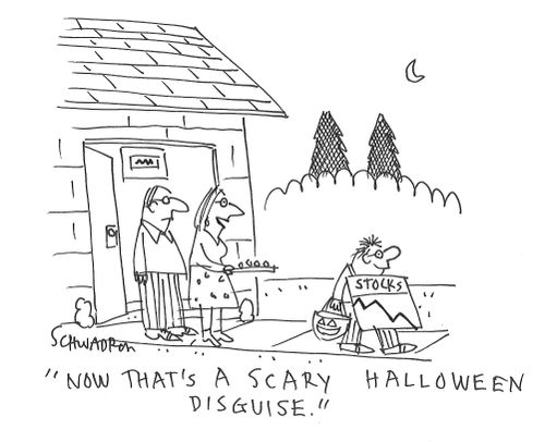 "Now that's a scary Halloween disguise."