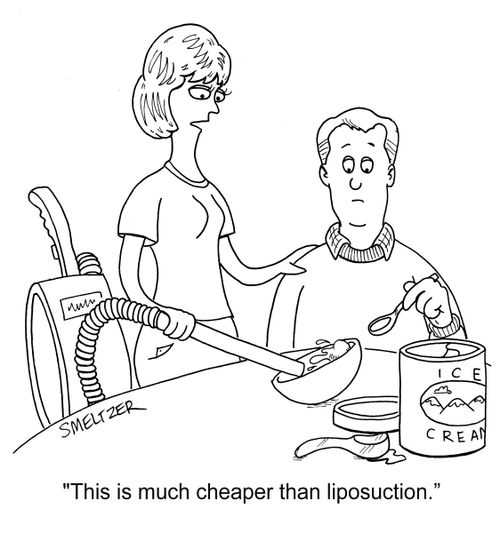 "This is much cheaper than liposuction."