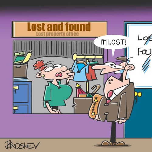 "I'm lost!"