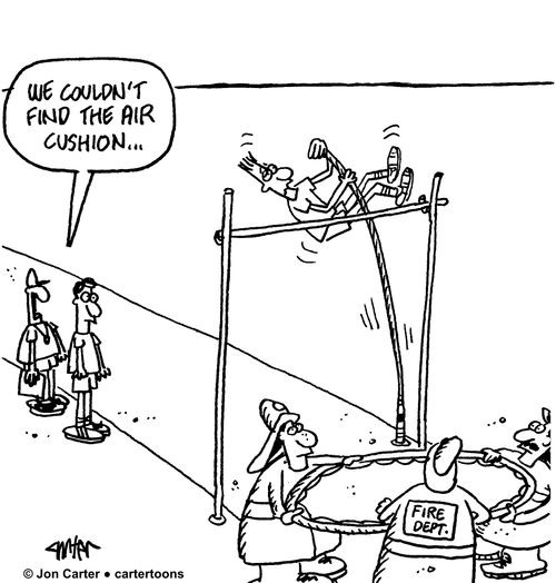 'We couldn't find the air cushion...'