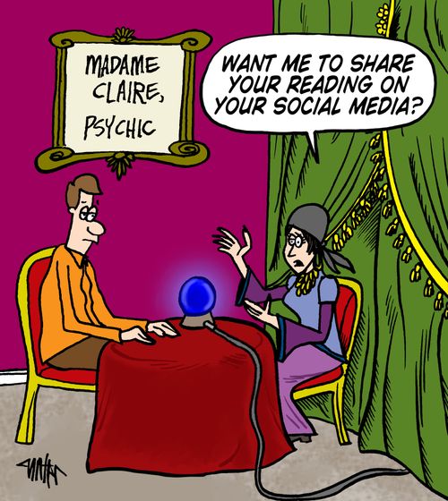'Want me to share your reading on your social media?'