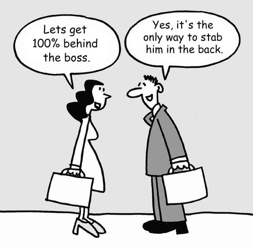 "Lets get 100% behind the boss."
