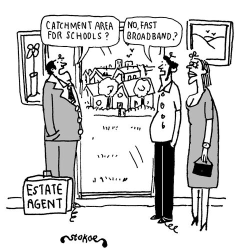 "Catchment area for schools?"