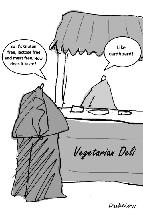 "So, it's Gluten free, lactose free and meat free. How does it taste?"
