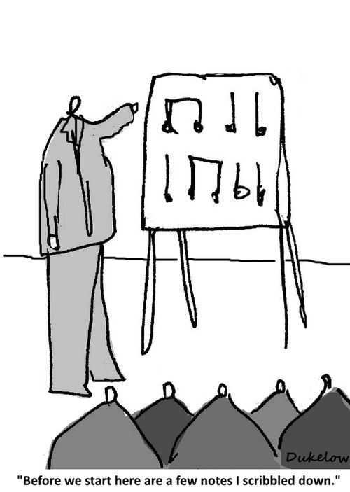 "Before we start here are a few notes I scribbled down."