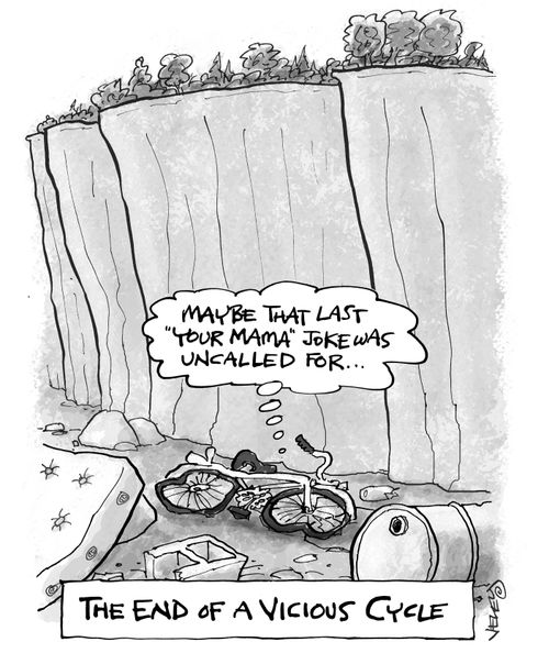 The end of a vicious cycle.