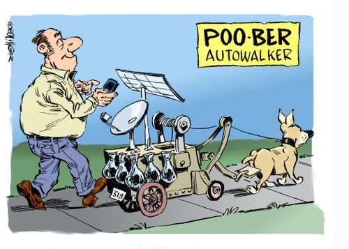The Poo-ber Autowalker