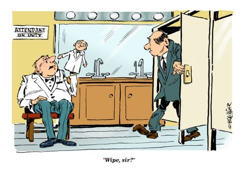 "Wipe, sir?"