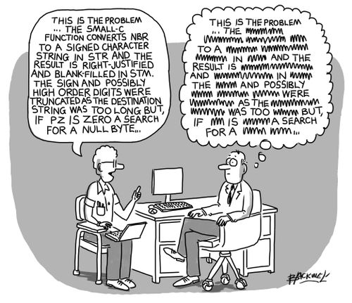 Programmer and manager miscommunication 