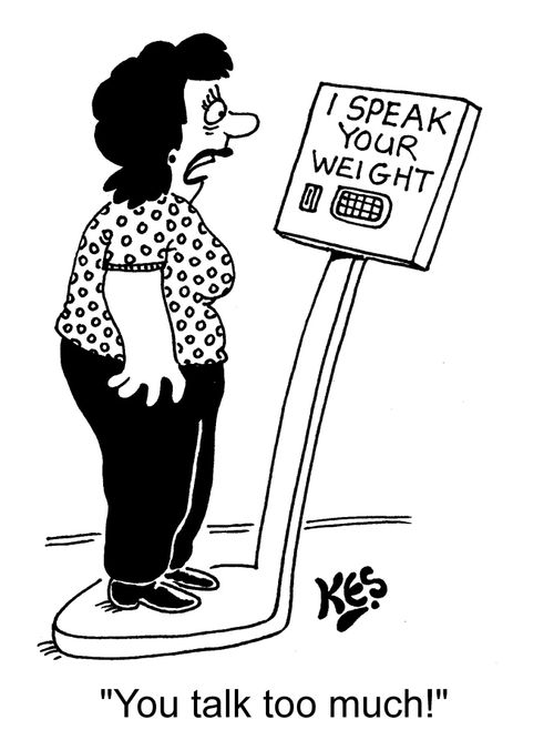 "You talk too much!"