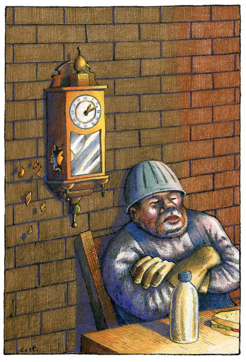 Wrecking Ball Clock