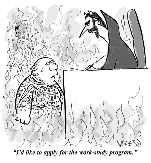 "I'd like to apply for the work-study program."