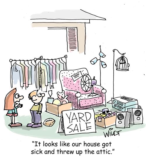 "It looks like our house got sick and threw up the attic."