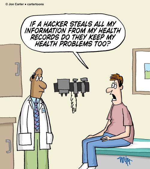 'If a hacker steals all my information from my health records do they keep my health problems too?'