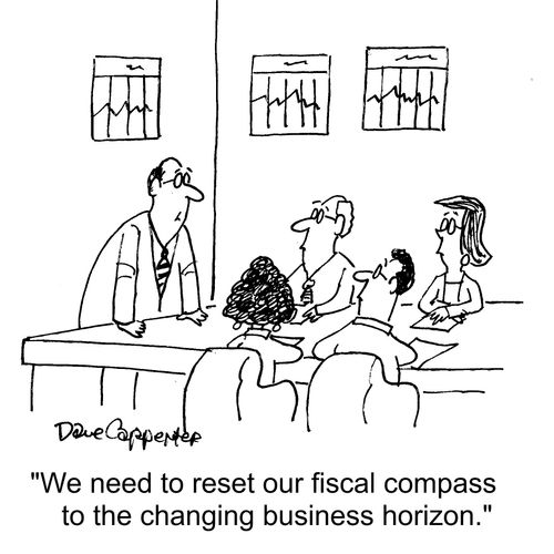 "We need to reset our fiscal compass to the changing business horizon."
