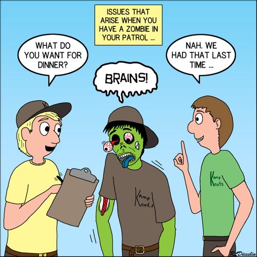 Zombie Camping Menu Planning