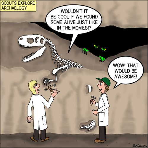 Scouts Explore Archaeology