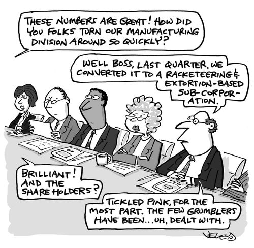 "These numbers are great! How did you folks turn our manufacturing division around so quickly?"