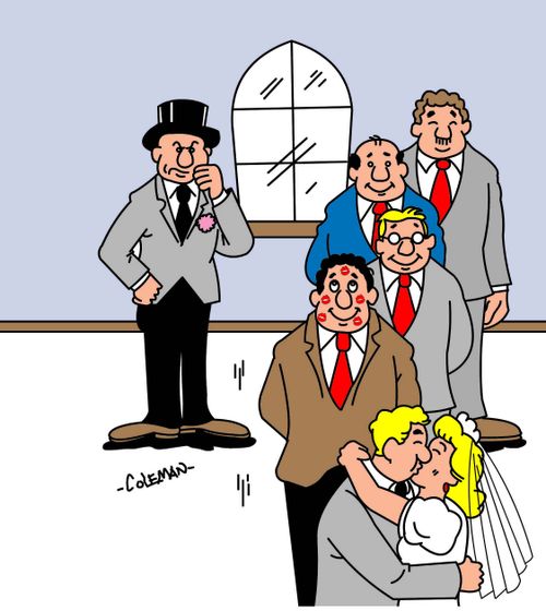 Kissing The Bride