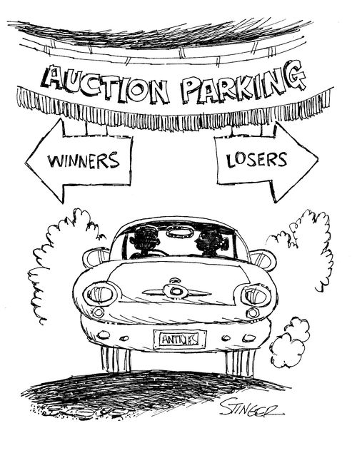 Auction parking: Winners/Losers