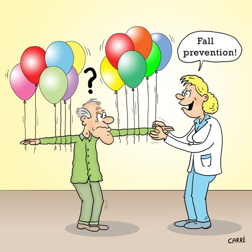 "Fall prevention!"