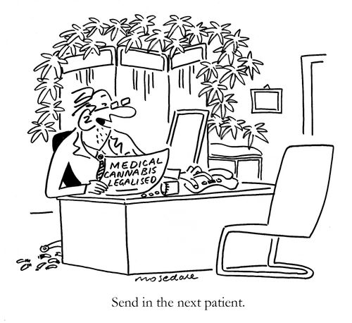 'Send in the next patient.'