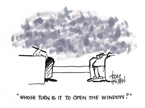 "Who's turn is it to open the window?"