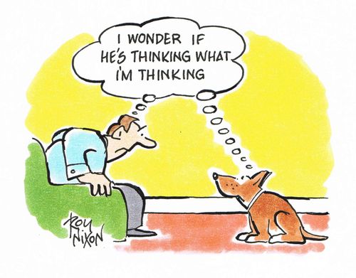 "I wonder if he's thinking what I'm thinking."
