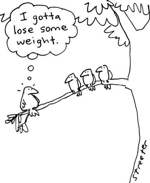 'I gotta lose some weight.'